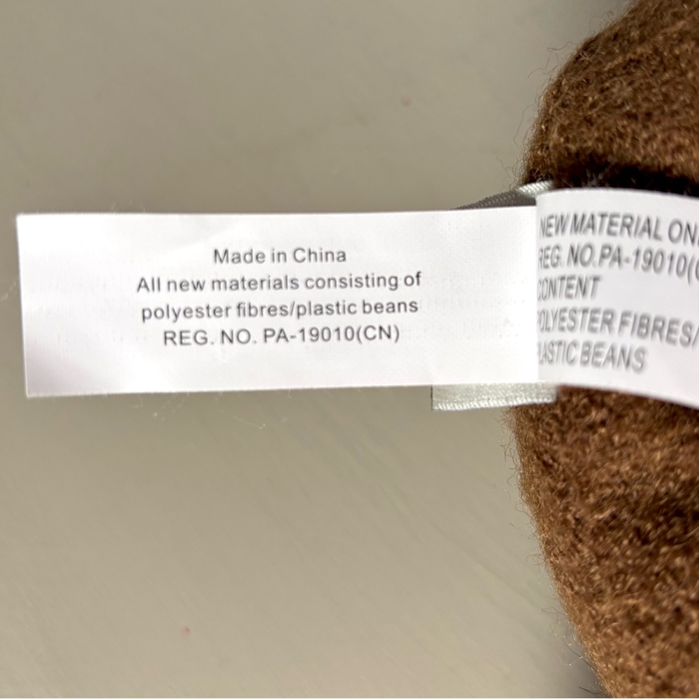 WEST ELM x POTTERY BARN Maxi Golden Caramel Liewood Barty Plush Teddy Bear - Picture 8 of 9